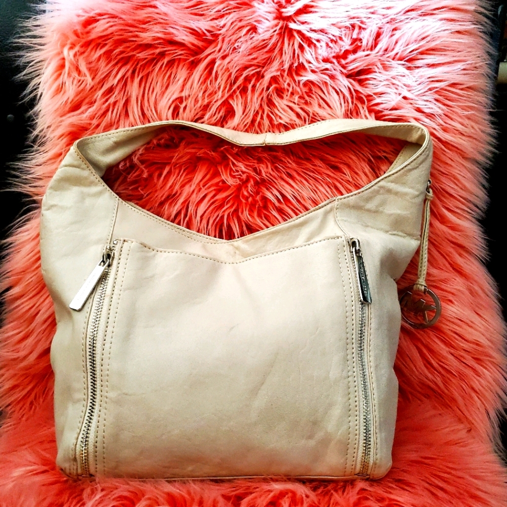 MICHAEL Michael Kors Cream Hobo Bag